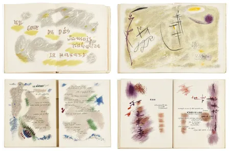 挿絵入り本 Masson - Mallarmé : UN COUP DE DÉS JAMAIS N'ABOLIRA LE HASARD. 28 lithographies originales en couleurs (1961)