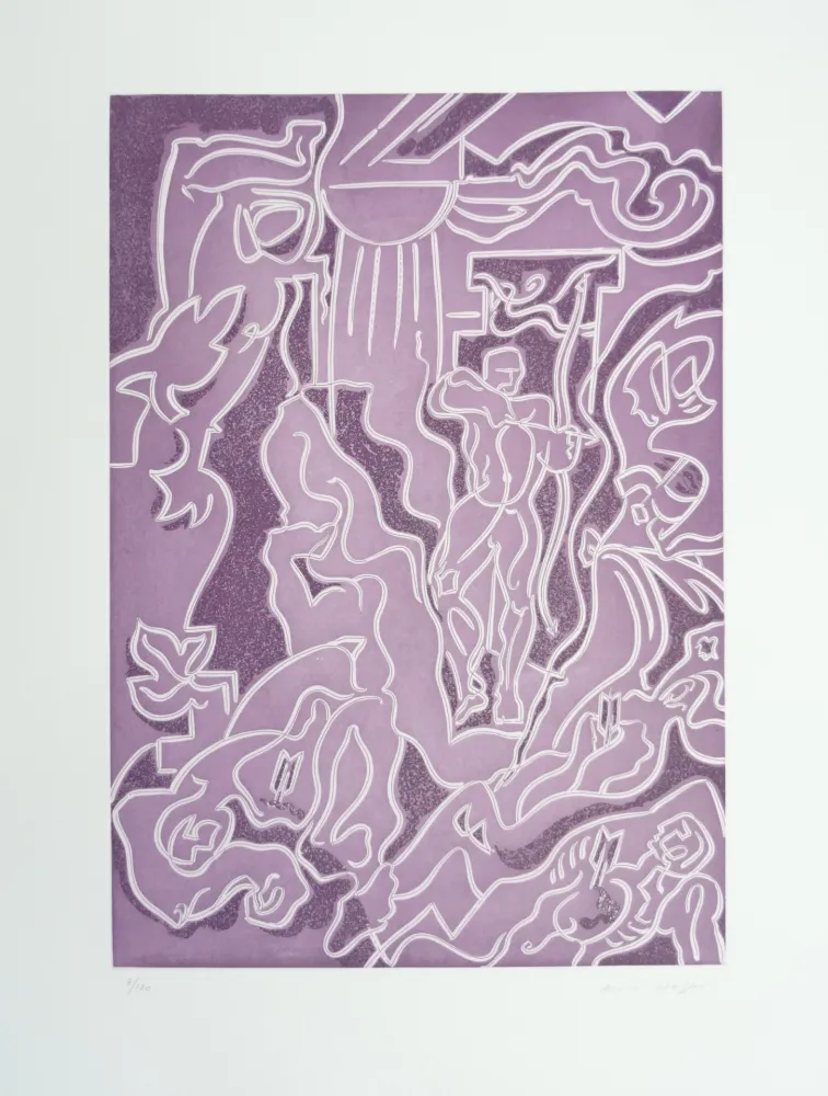 エッチング Masson - Massacre des prétendants