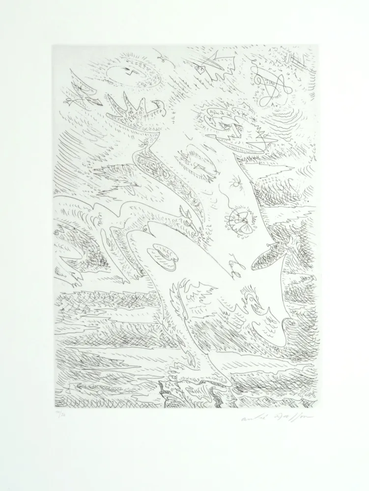 エッチング Masson - Métamorphose sur la cime