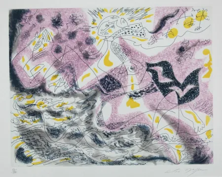 リトグラフ Masson - Naïades