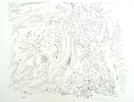 リトグラフ Masson - Naïades