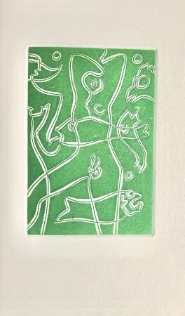 エッチングと　アクチアント Masson - Ô mésange, ô peut-être