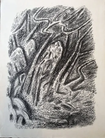 リトグラフ Masson - Paysage au Cascatelles