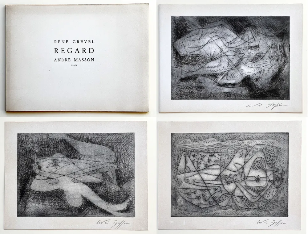 挿絵入り本 Masson - René Crevel. REGARD. Gravures d'André Masson (1964)