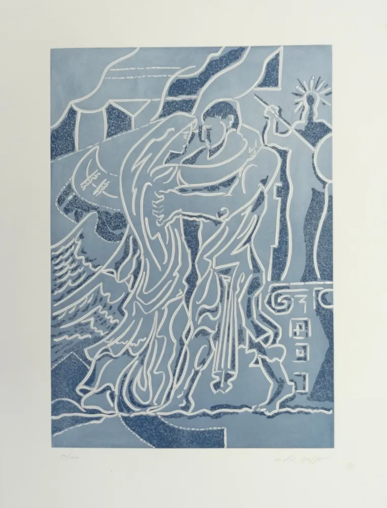 エッチング Masson - Retrouvailles des époux