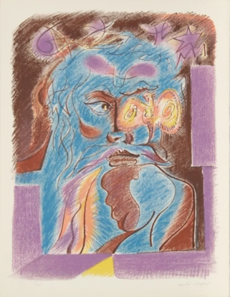 リトグラフ Masson - Satan from Je Reve Portfolio