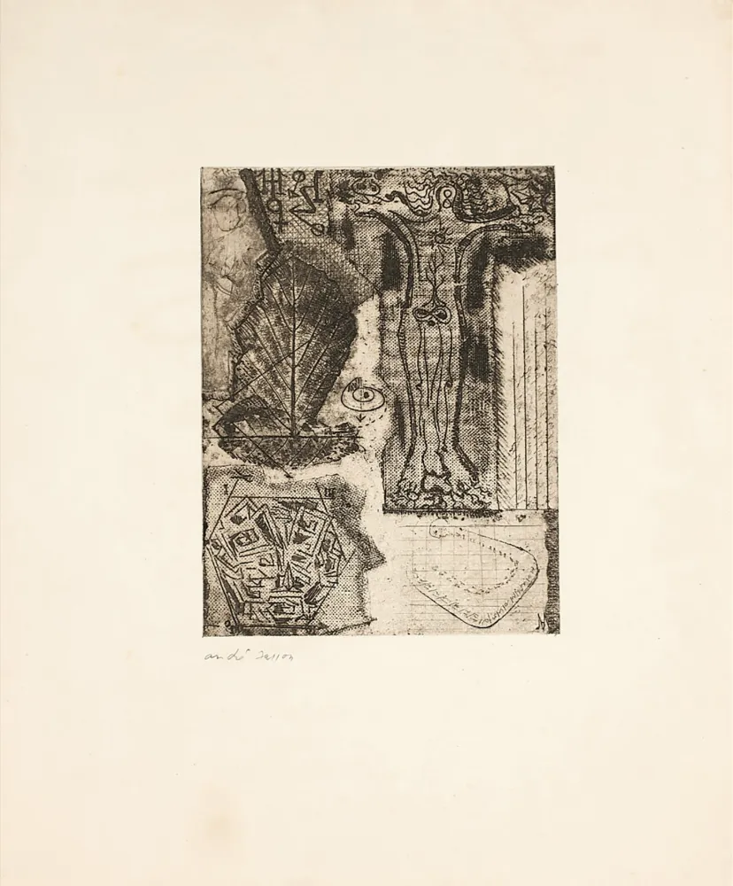 エッチング Masson - SIGNES ou Frontispice de 