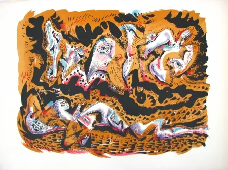 リトグラフ Masson - Sirènes