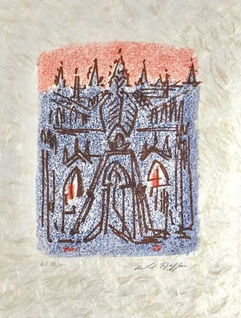 リトグラフ Masson - Une étoile de craie