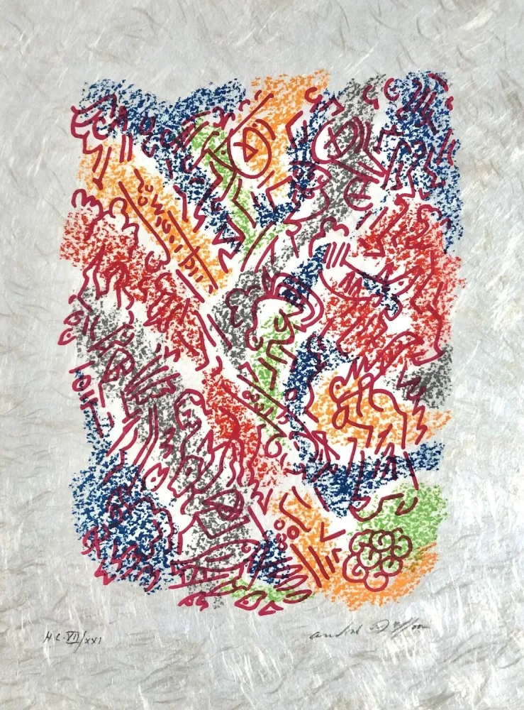 リトグラフ Masson - Une étoile de craie