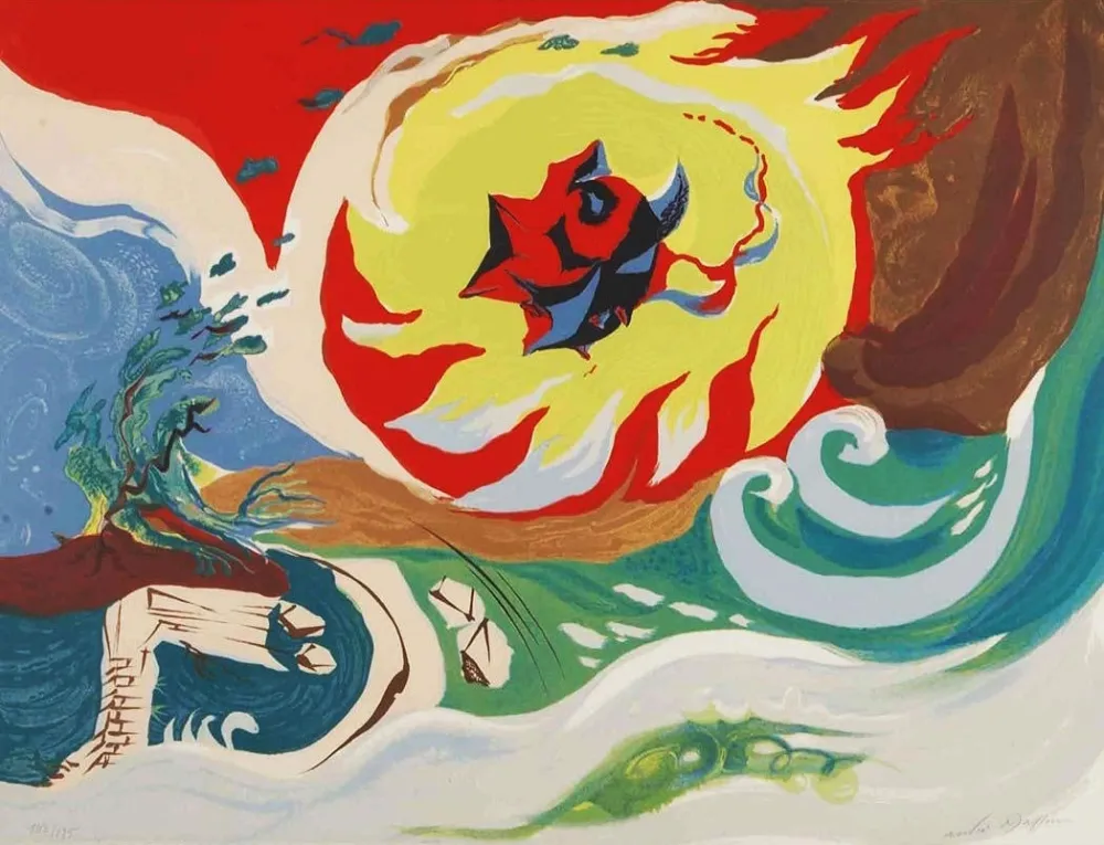 リトグラフ Masson - WAVE OF THE FUTURE