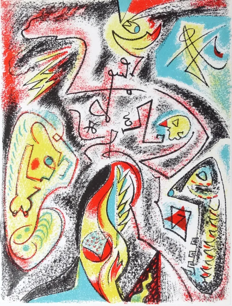 リトグラフ Masson - XXe siècle