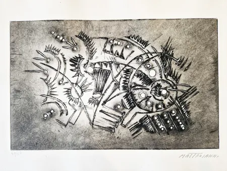 エッチング Mastroianni  - Senza titolo