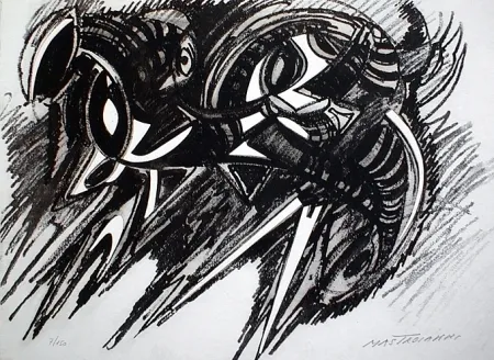 エッチングと　アクチアント Mastroianni  - Senza titolo