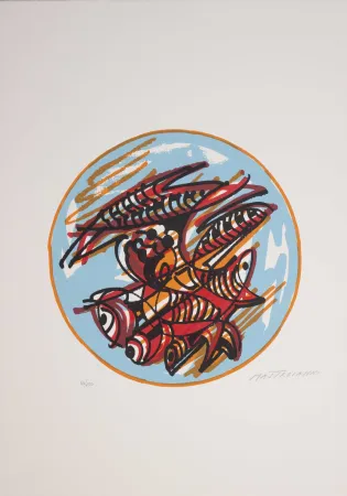 シルクスクリーン Mastroianni  - Trinità