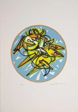 シルクスクリーン Mastroianni  - Trinità