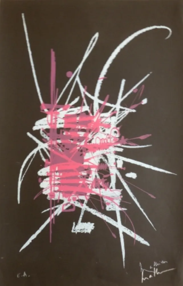 リトグラフ Mathieu - Sans titre