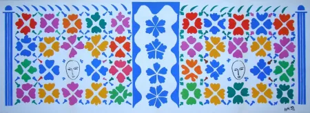 リトグラフ Matisse (After) - Décoration - Masques