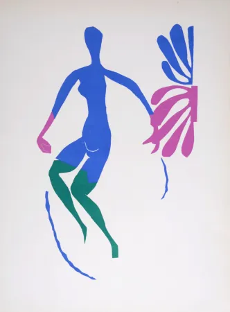 リトグラフ Matisse (After) - Nu Bleu III, 1958
