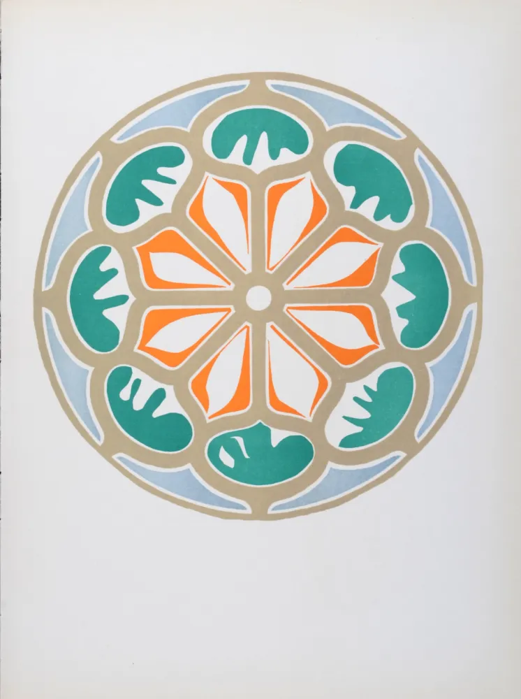 リトグラフ Matisse (After) - Rosace, 1958
