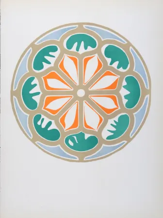 リトグラフ Matisse (After) - Rosace, 1958