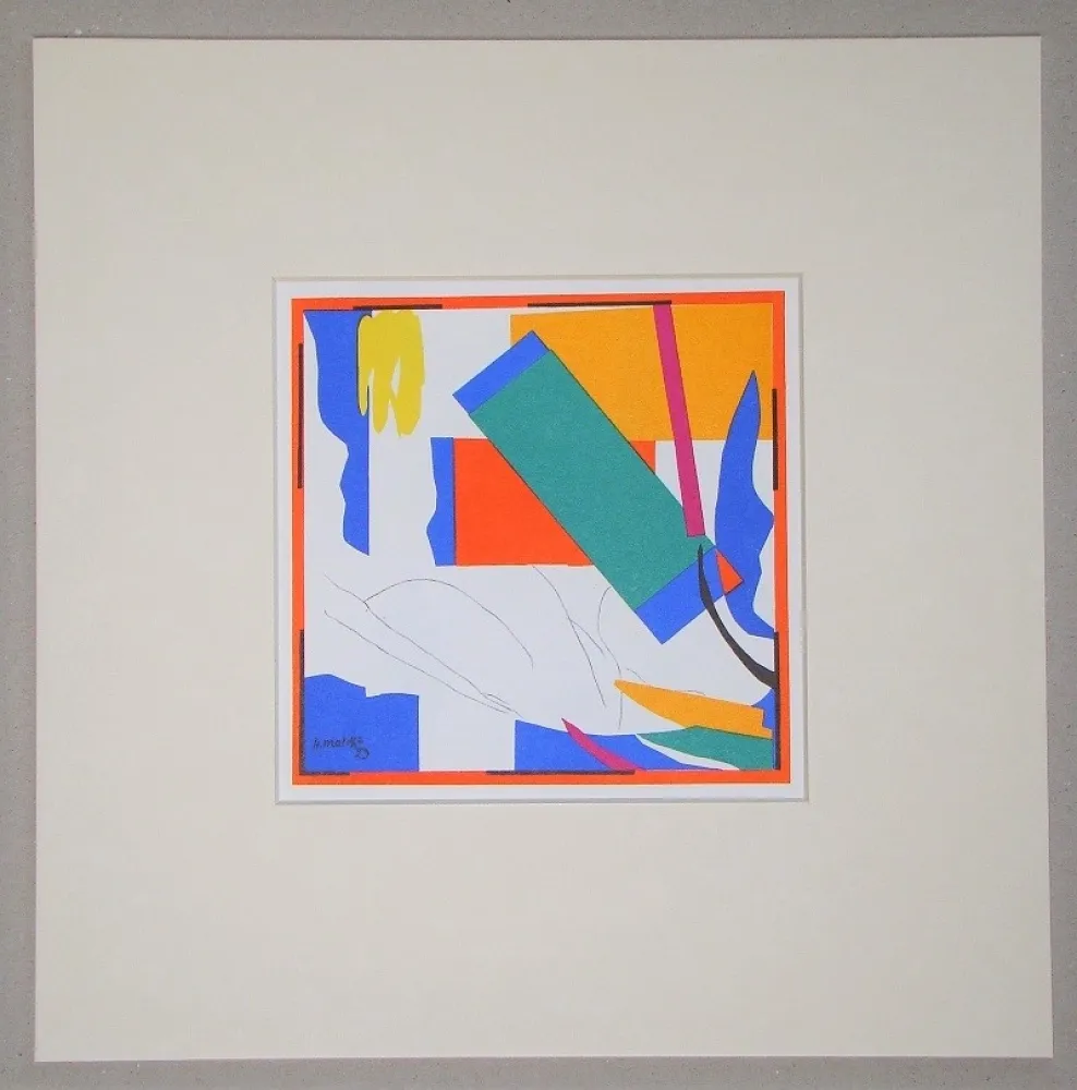 リトグラフ Matisse (After) - Souvenir d'Océanie - 1953