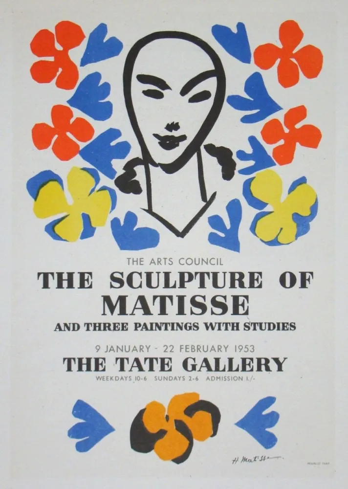 リトグラフ Matisse (After) - The Sculpture of Matisse