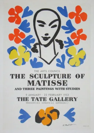 リトグラフ Matisse (After) - The Sculpture of Matisse
