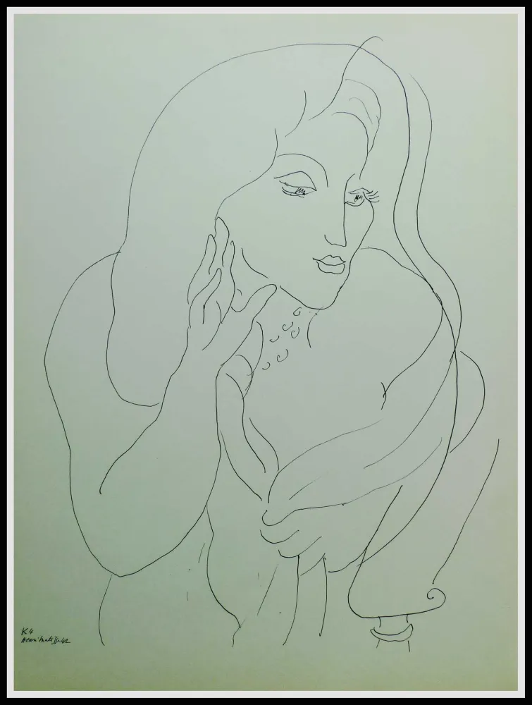 リトグラフ Matisse (After) - THEMES & VARIATIONS II