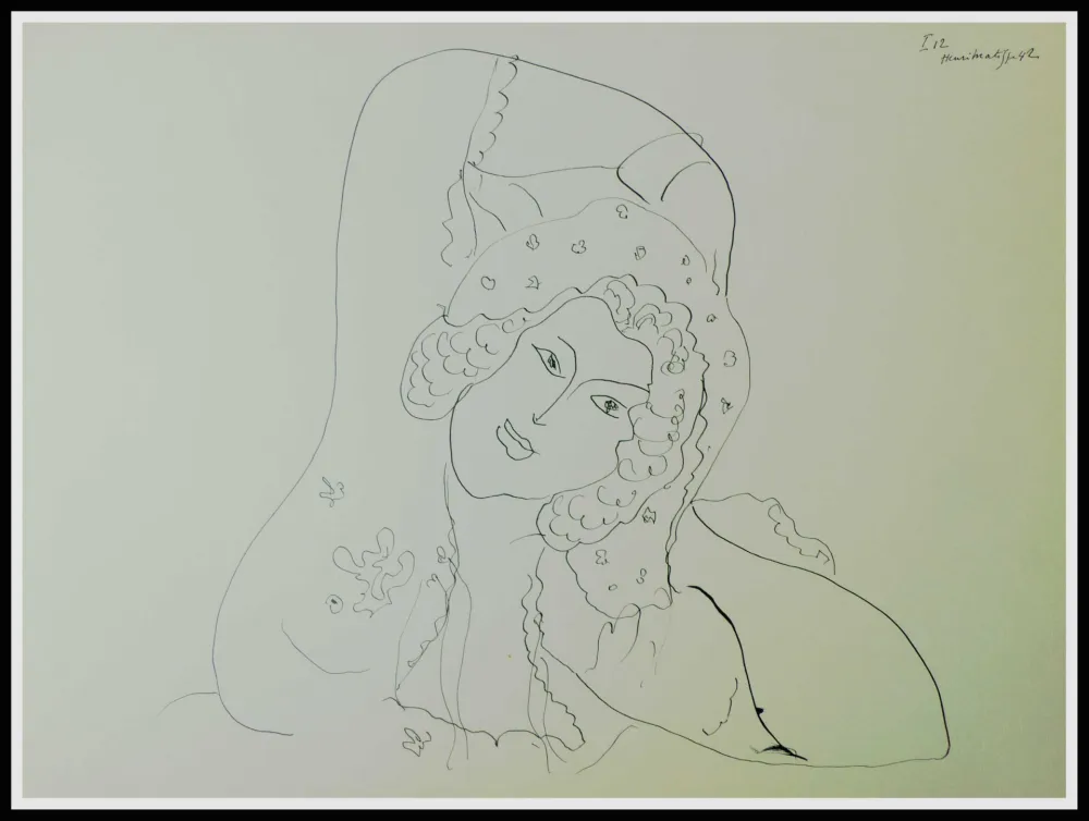 リトグラフ Matisse (After) - THEMES & VARIATIONS IV