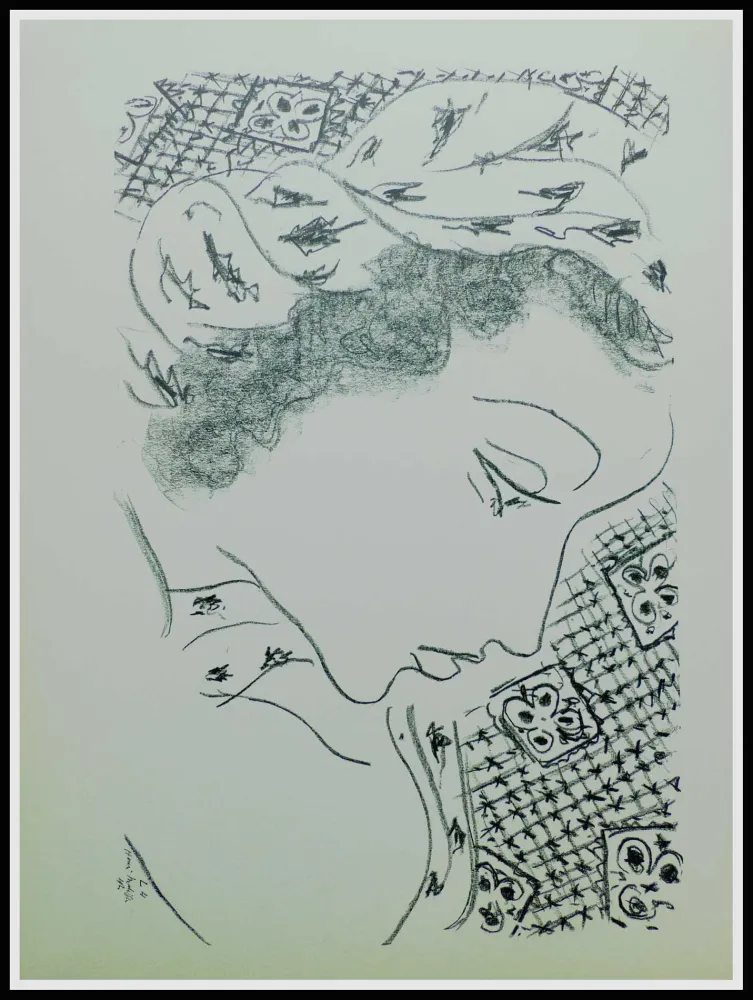 リトグラフ Matisse (After) - THEMES & VARIATIONS IX