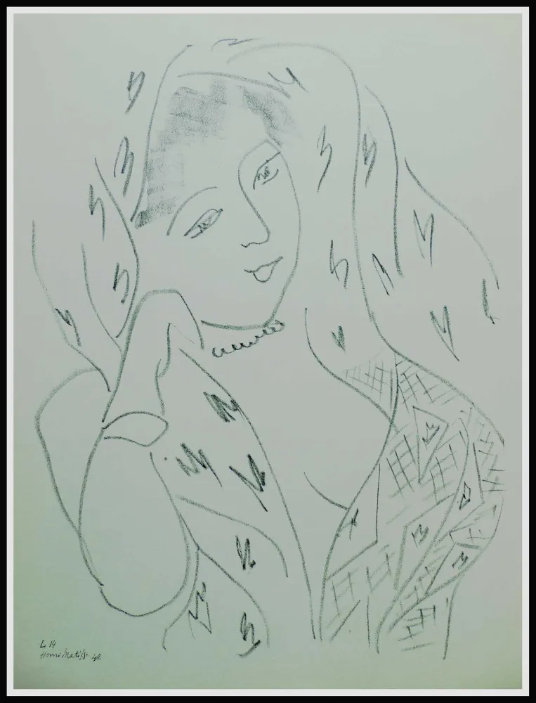 リトグラフ Matisse (After) - THEMES & VARIATIONS VIII