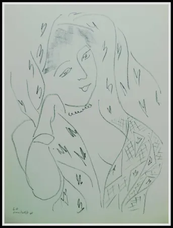 リトグラフ Matisse (After) - THEMES & VARIATIONS VIII