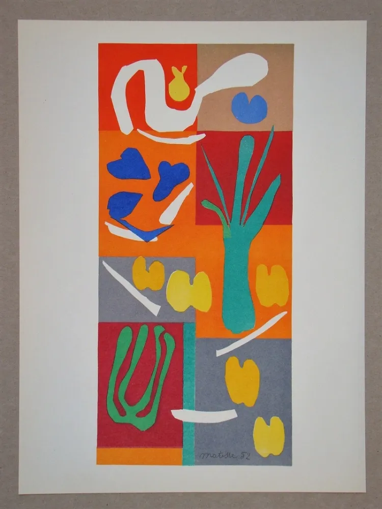 リトグラフ Matisse (After) - Végétaux - 1952