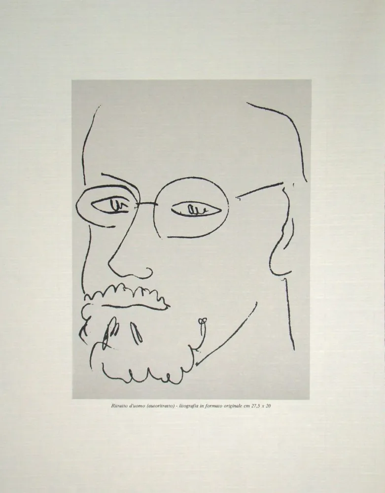 リトグラフ Matisse - Autoportrait