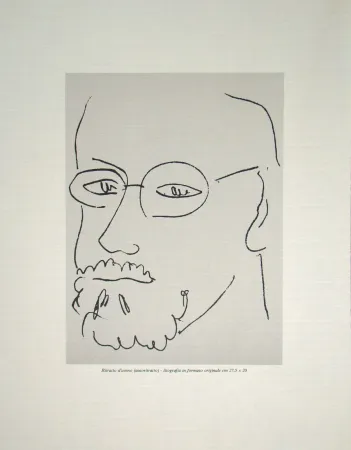 リトグラフ Matisse - Autoportrait