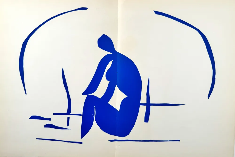 リトグラフ Matisse - Baigneuse dans les roseaux 