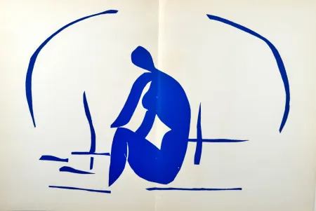 リトグラフ Matisse - Baigneuse dans les roseaux 