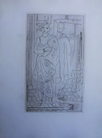 彫版 Matisse - D116 Le Reflect Dans La Glace