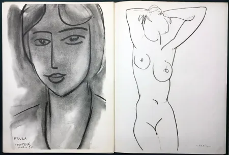挿絵入り本 Matisse - Derrière le Miroir n° 46-47. MATISSE. Mai 1952. 1ère Édition.