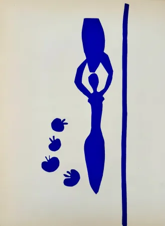 リトグラフ Matisse - Femme à l'amphore 