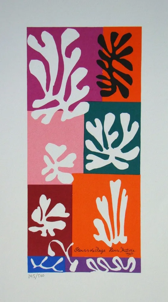 シルクスクリーン Matisse - Fleurs de Neige, 1951