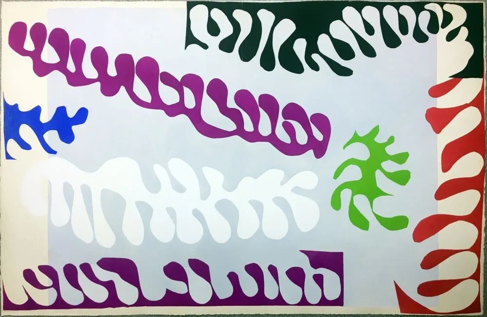 ステンシル Matisse - JAZZ - LE LAGON. Pochoir original (1947)