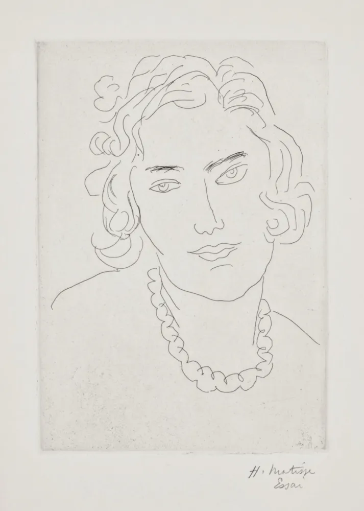 彫版 Matisse - Le Grand Collier 