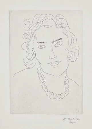 彫版 Matisse - Le Grand Collier 