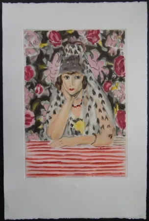 エッチングと　アクチアント Matisse - L'espagnole