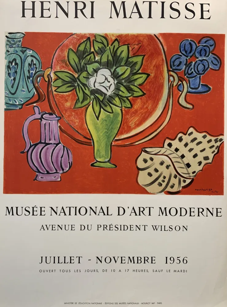 リトグラフ Matisse - Musée National d'Art Moderne