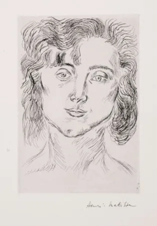 彫版 Matisse - One plate, from Cinquante Dessins (Duthuit Books 2)