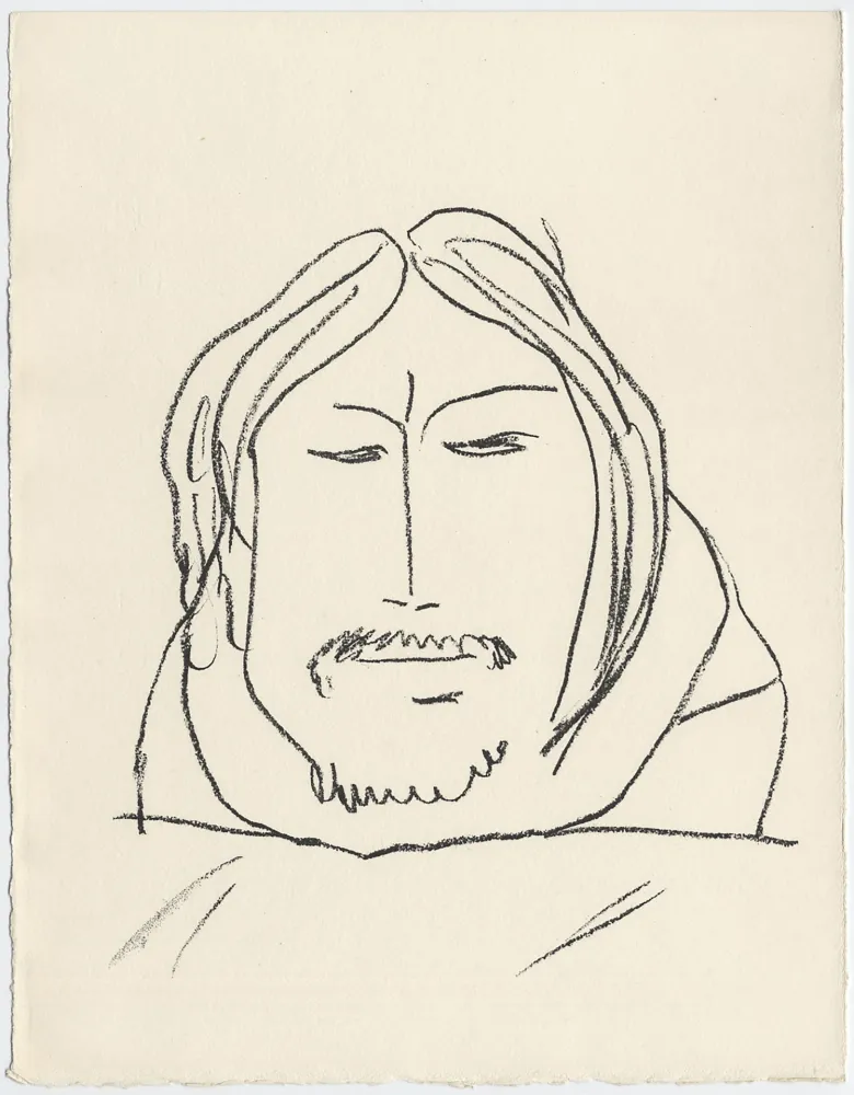 リトグラフ Matisse - Portrait d'homme esquimau n° 6. 1947 (Pour Une Fête en Cimmérie)