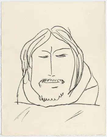 リトグラフ Matisse - Portrait d'homme esquimau n° 6. 1947 (Pour Une Fête en Cimmérie)